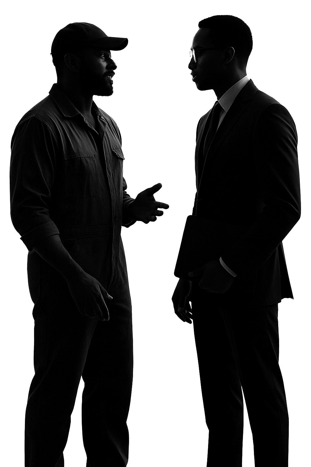 man talking